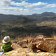 A boy on a hill in Australia